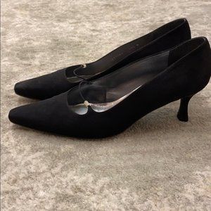 Black Embellished Stuart Weitzman Heels Sz 11.5